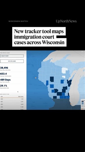 New tracker tool maps immigration court cases across Wisconsin