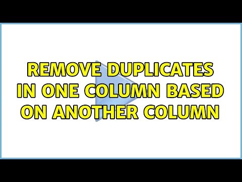 Remove duplicates in one column based on another column (3 Solutions!!)