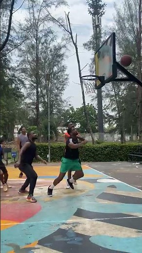 Skillful Outdoor 3 on 3 Basketball Match on Vibrant Urban Court