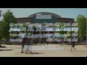 James E. Walker Library at Middle Tennessee State University