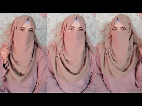 Simple Hijab Styles 🫠 With Niqab | How To Wear Easy Hijab With Niqab | Niqab Hijab Tutorial 2025 |