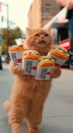 Dave’s Hot Chicken Cat on the Run! Police in Hot Pursuit Chase #cat #cats #police #viral #shorts