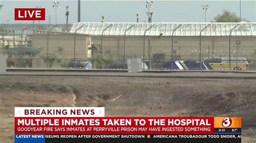 At least 4 inmates at prison found having seizures before being taken to hospital, officials say