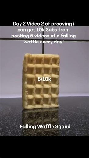 Day 2 Video 2 Of Posting Falling Waffles