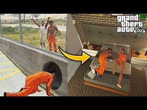 ¿Que Pasa Si Ayudamos a un Preso a Escapar de la Carcel de GTA 5? GTA V