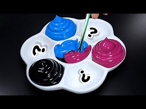 How To Making 7 Beautiful Colors from Black, Cyan Blue and Magenta | Satisfying Color Mixing