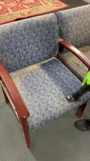 My friend Josh found these super dirty chairs 😲 #cleaning #satisfyingvideo #cleanthatup #relaxing #cleantok #beforeandafter #chill #cleaningtiktok