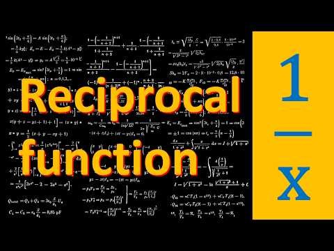 Basic Algebra: Animation of the reciprocal function