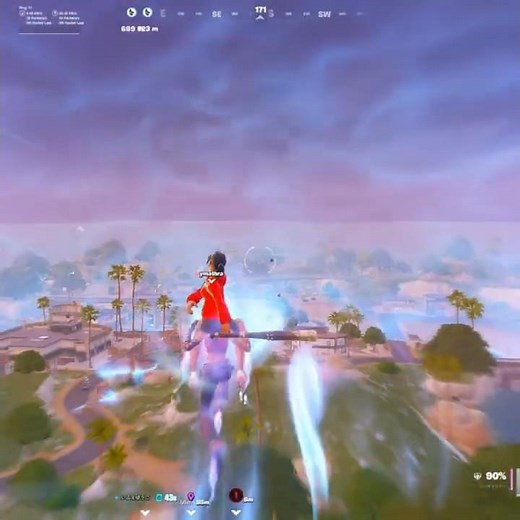 I have a great little trick using a piggyback ride and a baseball bat lol #Fortnite #shorts