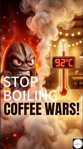 Stop Boiling Your Coffee! Here’s The Perfect Temperature #Coffee#CoffeeTips#BaristaSecrets