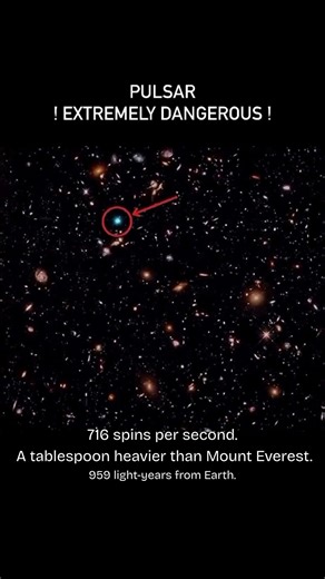 The Deadliest Objects in Space? ⚡ Pulsar Facts #shorts