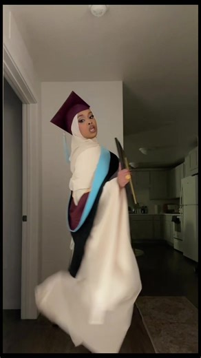 Mastered ittt 🎓🫶🏽 M.ED, BCBA (@NURA LAIN made dress for those asking!!) #fyp #bcba #graduate