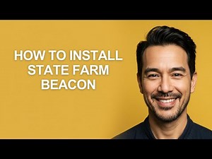 How to Install State Farm Beacon - KevinHowTo