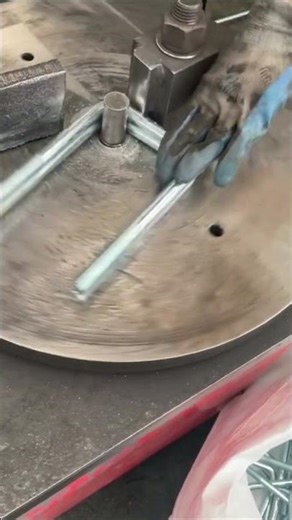 Shaping Leaf Spring U bolts #metal #machine #tools #process