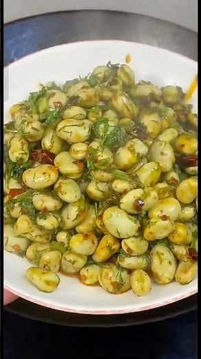 Easy broad beens recipe how to cook fresh fava beans#youtubeshorts#food#cooking#beansrecipe#