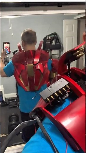 3D printed Iron Man Mark VI (MK 6) armor with 45+ servos. Fully functioning, practical cosplay suit