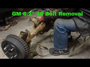 1968 GTO A Body - GM 8.2 10 Bolt Rear Axle Removal
