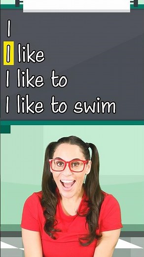 Boost Language Skills with Fun Sentences for Kids | I like to swim #shorts #kidslearning