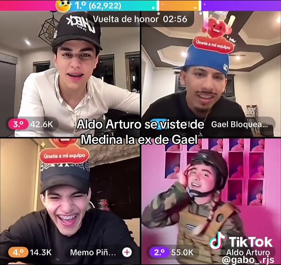 Aldo Arturo se viste de Medina en Live
