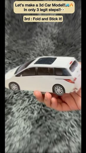 3d paper car model!!🚘✨ #foryou #diyart #fypシ #mustwatch