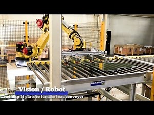 Automotive Furnace Loading Automation with Vision and Robot
