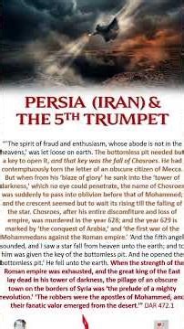 The Decline Of Persia (Iran) & The 5th Trumpet