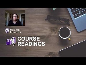 Western Libraries' Course Reading Service