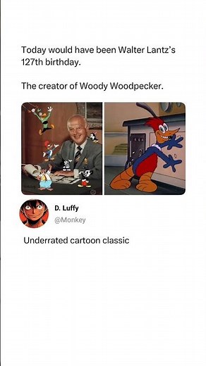 Celebrating Walter Lantz 🎉 The Genius Behind Woody Woodpecker