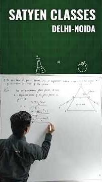 Minimum Deviation Produced by a Prism | Numerical | #jeemains #jeeadvanced #neet .
