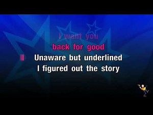Back For Good - Take That (KARAOKE)