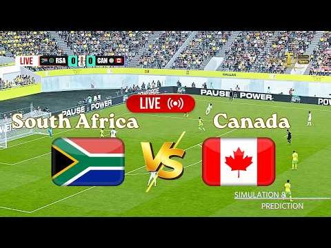 🔴LIVE : South Africa vs Canada Highlights | eFootball PES21 Game Video Simulation