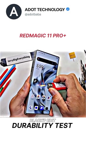 RedMagic 11 Pro+ vs Reality 😳#RedMagic11ProPlus#DurabilityTest#GamingPhone#PhoneDropTest#TechShorts