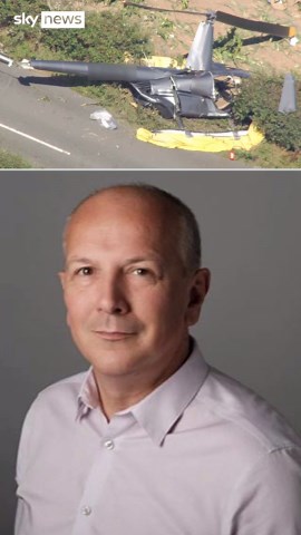 Victims of Isle of Wight helicopter crash named