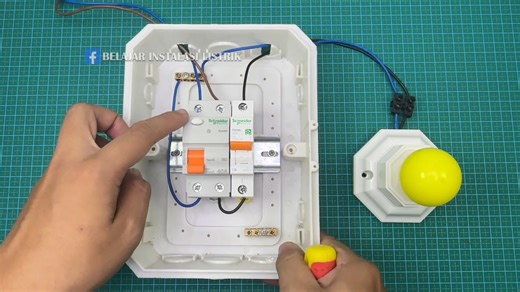 Cara Pemasangan Kabel ELCB dan MCB Instalasi Rumah #tekniklistrik #elcb #instalasirumah | Belajar Instalasi Listrik