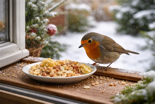 Ces 5 restes de cuisine attirent les rouges-gorges près de chez vous tout l’hiver