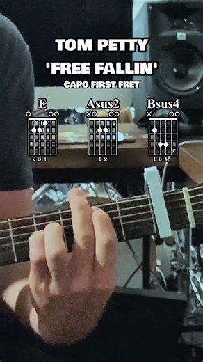 "Free Fallin'" by Tom Petty (with guitar chords)