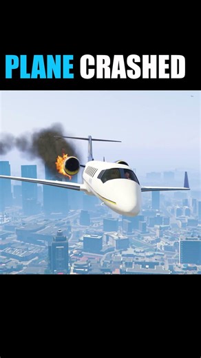 🔥 EPIC PLANE CRASH SCENE | GTA V