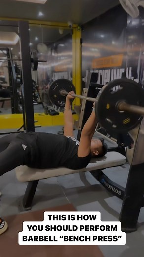 This is how you should perform “BARBEL BENCH PRESS” ️‍♂️  #BenchPress #FitnessJourney #GymLife | Siddhant Bist | Facebook