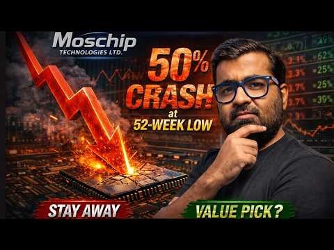 Why MOSCHIP Share is Crashing? 📉 Hidden Story Behind Shareholding Pattern!