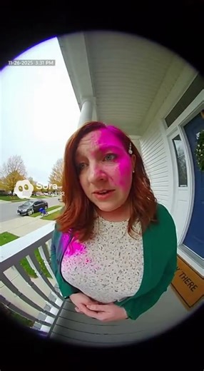 Mom’s Color Explosion Reaction Was Wild (Caught on Ring Camera)