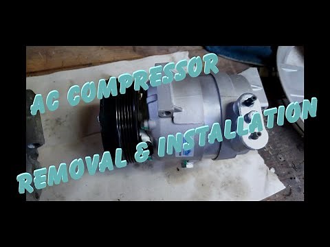 AC Compressor Removal & Installation 2011 Chevy Aveo