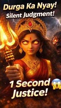 😱 Maa Durga ka Nirev Nyay – Asur ka Ant! #youtubeshorts #maadurga #shorts #bhakti #Asur