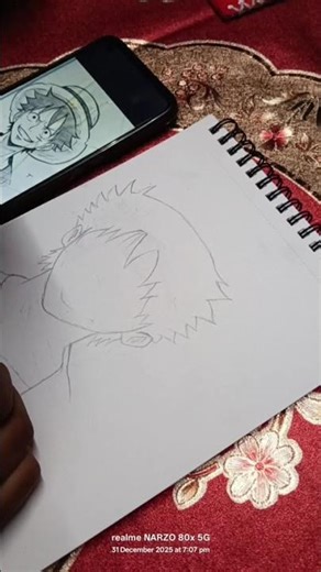 how to draw lufi sketch #anime sketch