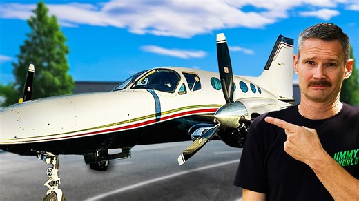 First flight of the cheapest Cessna 421C