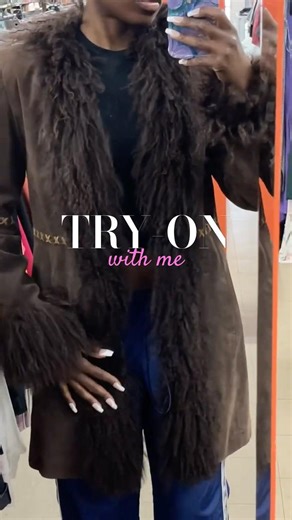 TRY ON WITH ME VINTAGE Y2K DONATELLA SPORT GENUINE LEATHER + FUR TRIM JACKET