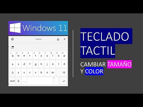 Cómo cambiar el tamaño y el color del teclado táctil en Windows 11