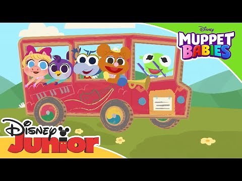 Muppet Babies: Canciones Infantiles - Las ruedas del autobús | Disney Junior Oficial