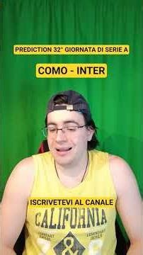 PREDICTION DELLA 32° GIORNATA SERIE A| COMO - INTER #shorts #seriea #calcio #viral #fyp