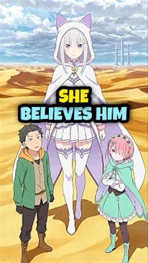 emilia finally said what every re:zero fan was thinking.. 💔