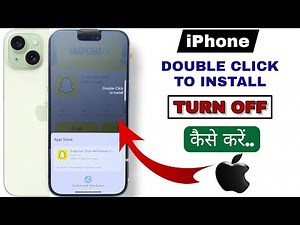 Double Click To Install Confirm With Side Button | iPhone App Store Setting Turn OFF 📴| 100% Working